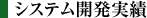 システム開発実績